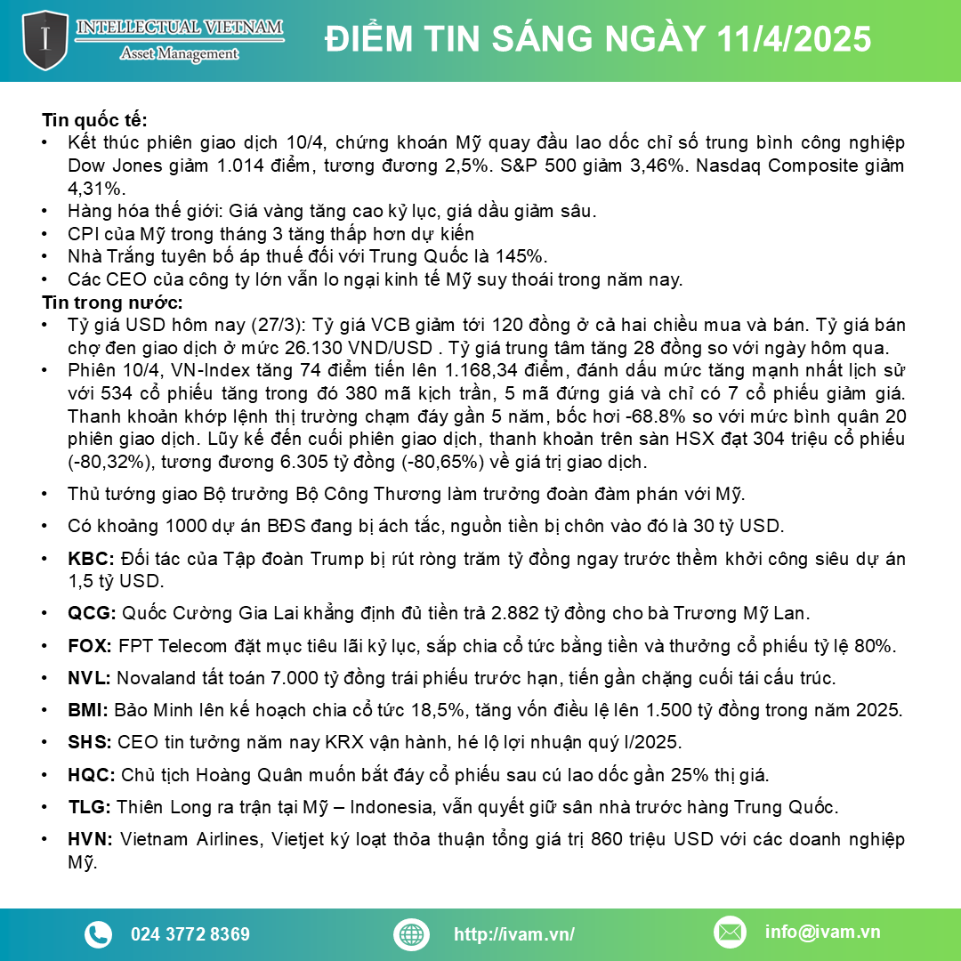 Điểm tin ngày 11 04