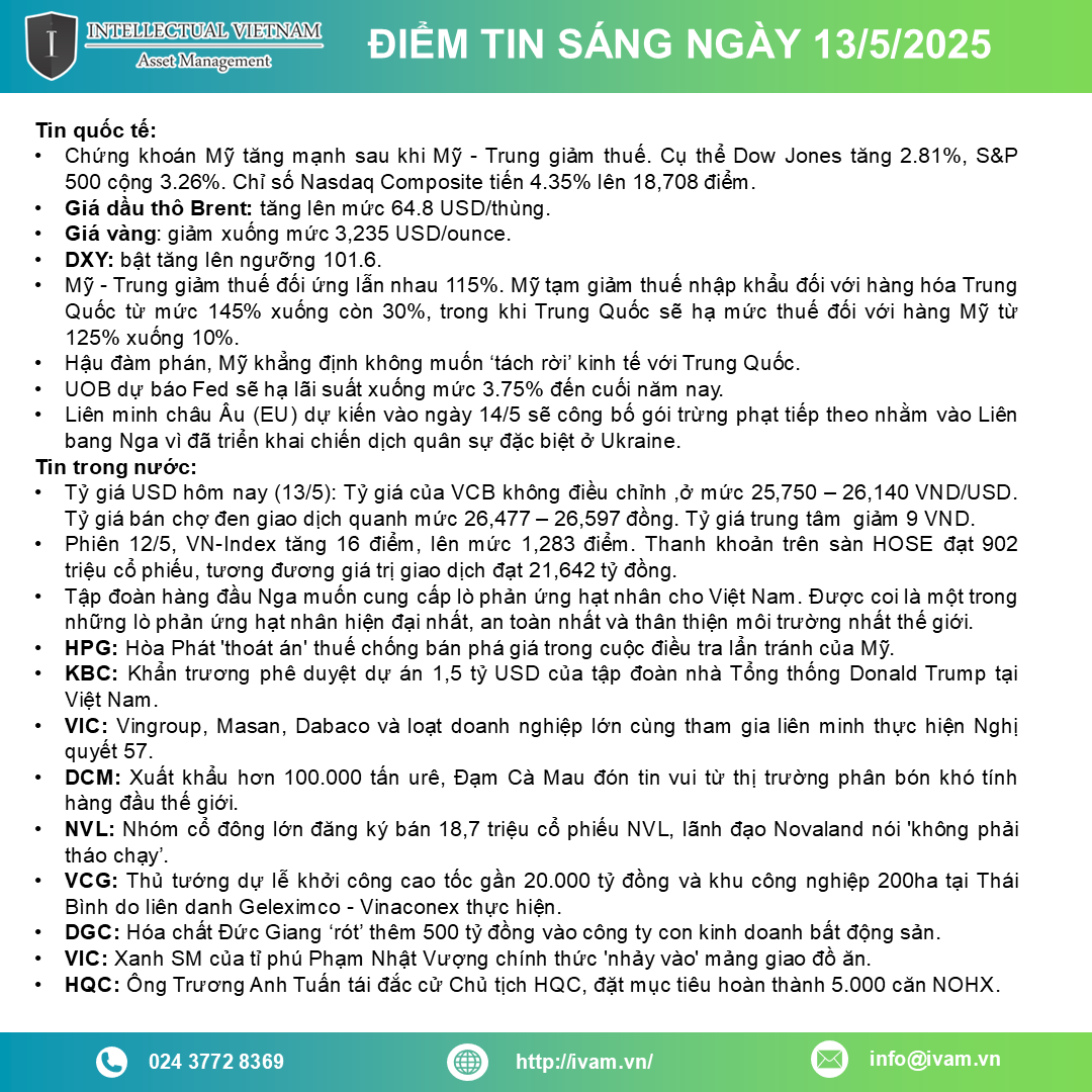 Điểm tin ngày 13 05
