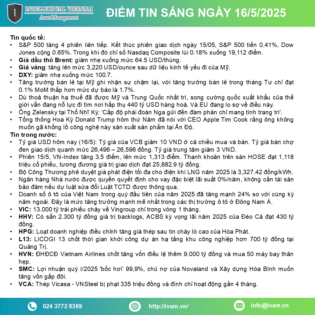 Điểm tin ngày 16 05