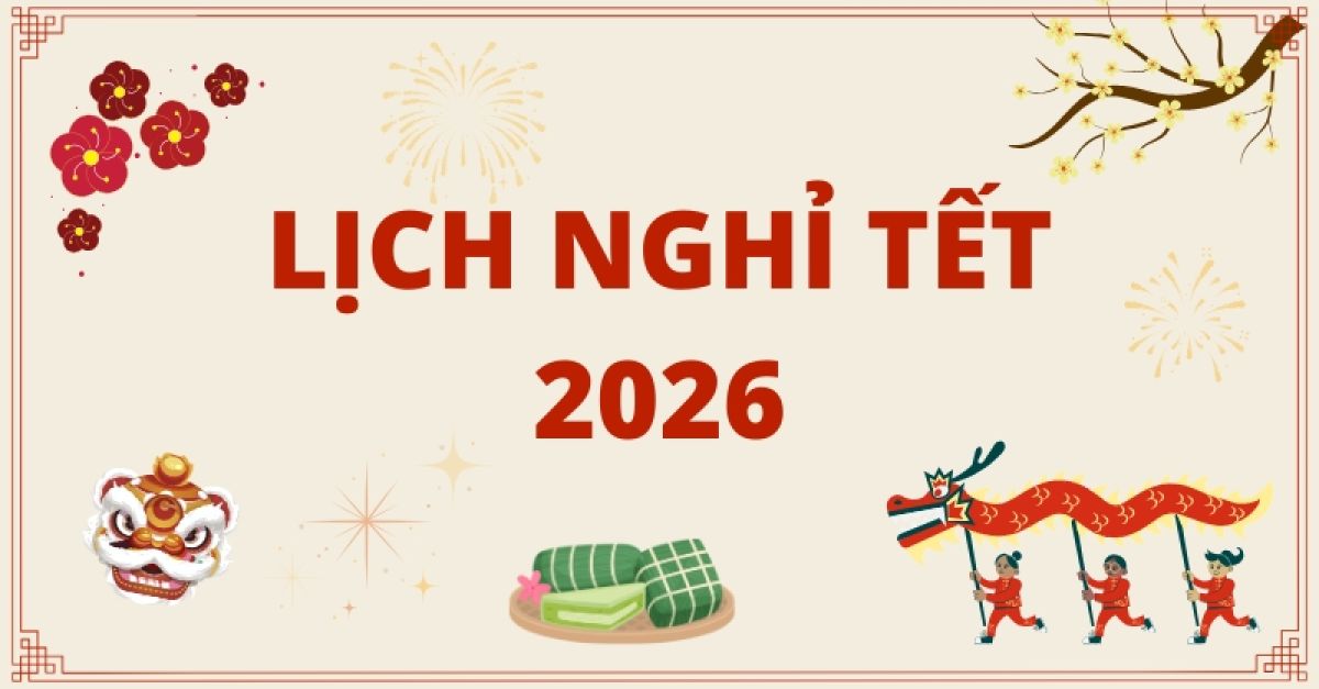 TH&Ocirc;NG B&Aacute;O NGHỈ TẾT DƯƠNG LỊCH 2026